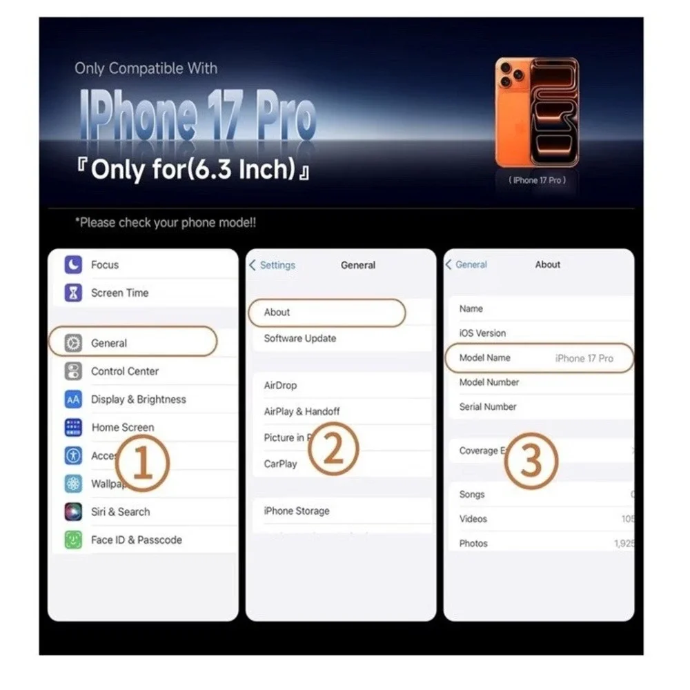 DMJN 9H Tempered Glass Screen Protector for iPhone‎ 17 Pro Scratch Resistant